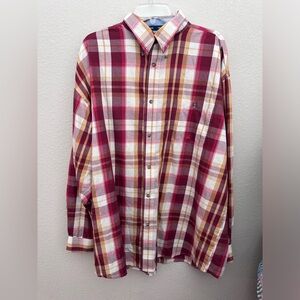 Wrangler Jeans Twenty X Plaid Shirt Men’s Sz XXL